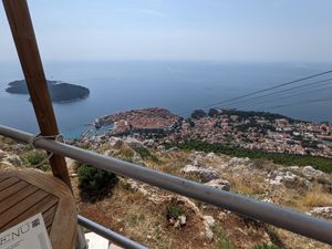 The perfect place to shoot telephoto photos of old town Dubrovnik at Panorama in Dubrovnik