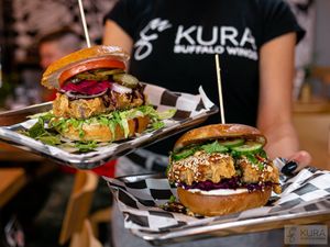 kanapki wegańskie at KURA in Warsaw