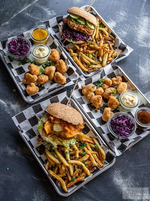 zestawy vegan combo at KURA in Warsaw