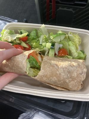 Veggie wrap at Peet's Coffee in Los Angeles