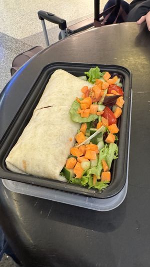 Veggie wrap  at Peet's Coffee in Los Angeles