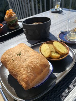 The vegan pie dish  at Berggasthaus Eggberge in Altdorf