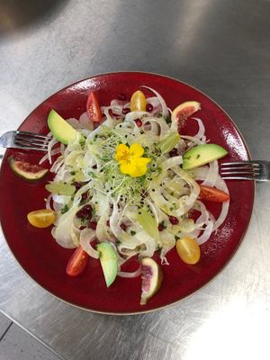 Fenchel Salat, seasonal/Tages Special  at Berggasthaus Eggberge in Altdorf