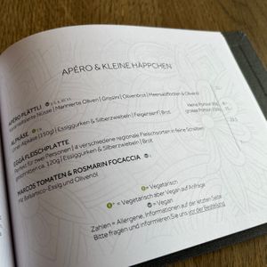 Abend Speisekarte - 1 at Berggasthaus Eggberge in Altdorf