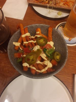 Mexican loaded fries at Seven in Utrecht