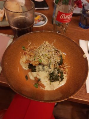 Vegan lasagna at Seven in Utrecht