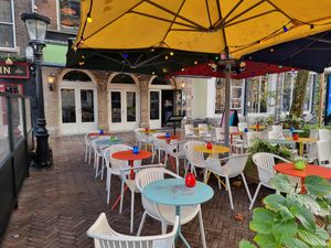 Front, outdoor seating at Seven in Utrecht