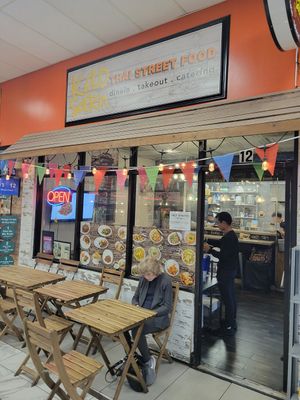 Outside at Kao Sarn Thai in Falls Church