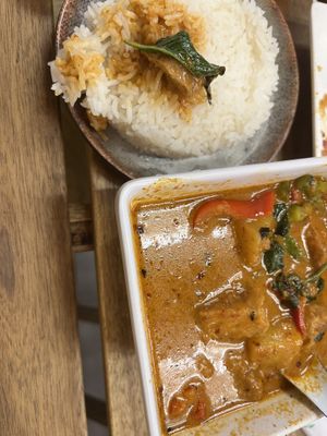 Mock duck curry   at Kao Sarn Thai in Falls Church