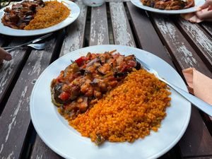 Auberginen Moussaka with Rice (completely vegan)  at Vitaminreich in Braunschweig