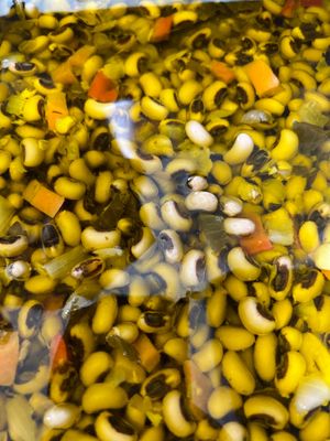 Black eyed beans salad   at Patralis in Spetses