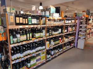 Olive oils at Biocoop in Carnac