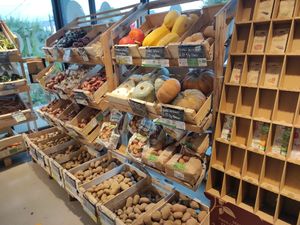 Legumes at Biocoop in Carnac