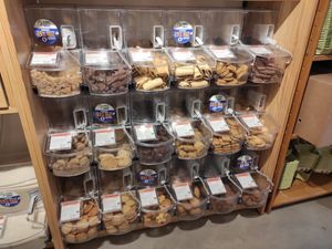 Cookies a granel at Biocoop in Carnac