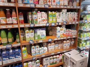 Milks at Biocoop in Carnac