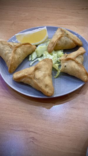 Tasty spinach empanadas   at Capricho Libanés in Tenerife