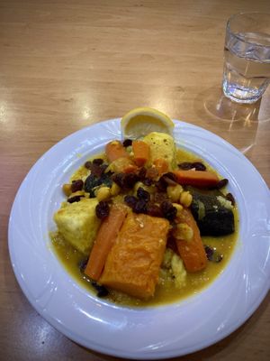 Vegetable couscous 😋  at Capricho Libanés in Tenerife