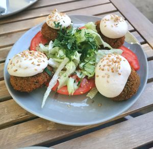 Falafel at Capricho Libanés in Tenerife