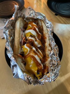 Pulled pork at PlantPub in Cambridge