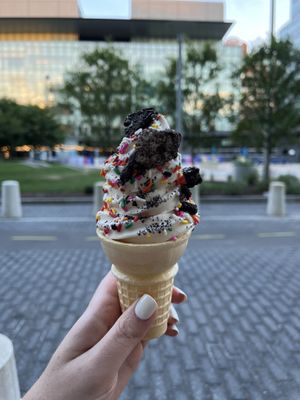 Soft serve for the win!!  at PlantPub in Cambridge