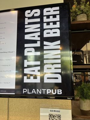   at PlantPub in Cambridge