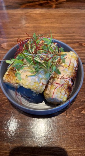 Street corn $12  at PlantPub in Cambridge