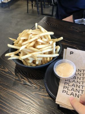fries   at PlantPub in Cambridge