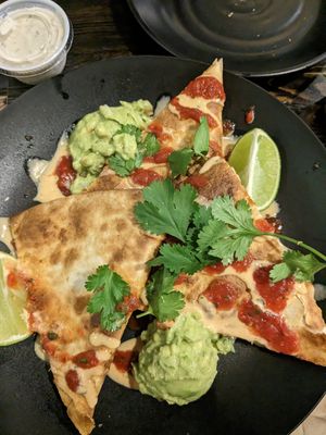 there were 4 pieces but i ate one before i took the picture lol at PlantPub in Cambridge