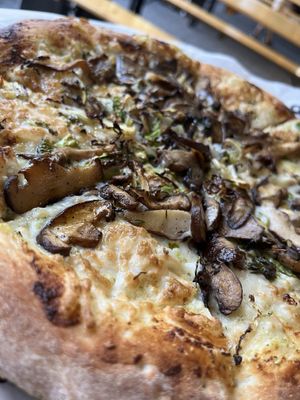 Wild Mushroom Truffle Pizza   at PlantPub in Cambridge