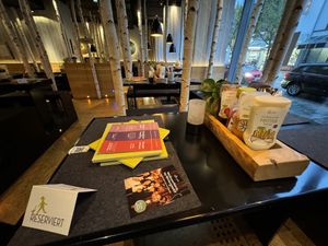 table  at Hans im Glück in Pforzheim