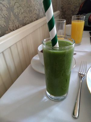 Delicious green smoothie 🌱 at Kingscroft Guest House in Buxton