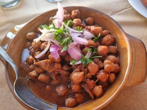 Kalymnian Chickpeas at Manifesto in Kalymnos