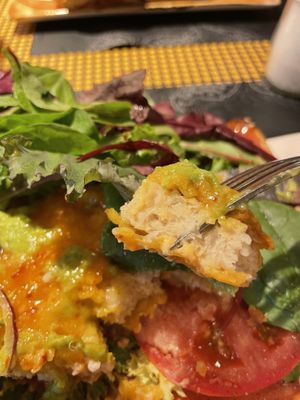 Close up schnitzel Patty  at Peter Pane in Cologne