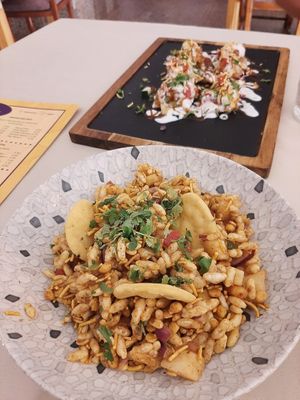 Bombay bheel at Mirchis Tandoori in Tenerife