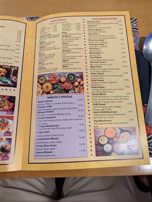  at Mirchis Tandoori in Tenerife