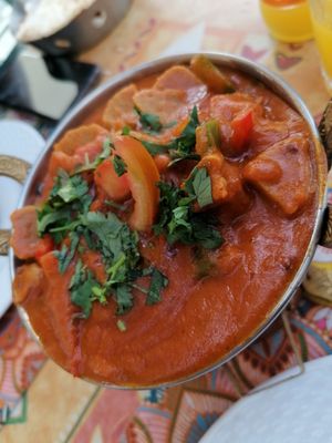 Soy meat bhuna at Mirchis Tandoori in Tenerife