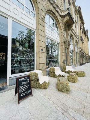 Outside terrace  at Market by Jeremy in Luxembourg City