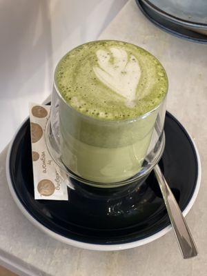 Matcha latte  at Market by Jeremy in Luxembourg City