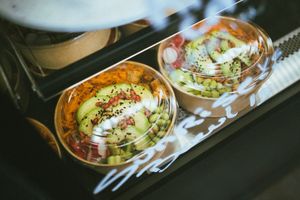 3 different salads every day  at Market by Jeremy in Luxembourg City