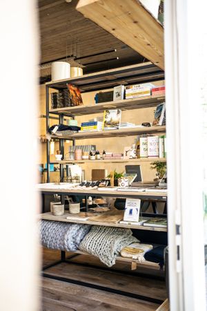 vegan shop corner  at Market by Jeremy in Luxembourg City