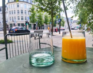 Freshly squeezed orange juice at Market by Jeremy in Luxembourg City