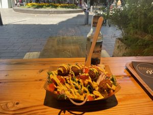 Falafel Fusion Fries  at Frittenglück  in Koblenz