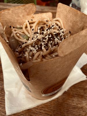 Plant Based Noodles at Dr-Falafel in Vienna