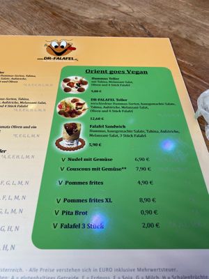  at Dr-Falafel in Vienna