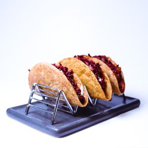 Vegan Poke Tacos (ask for tofu  and vegan mayo substitution) at Makai Poke House in Pharr