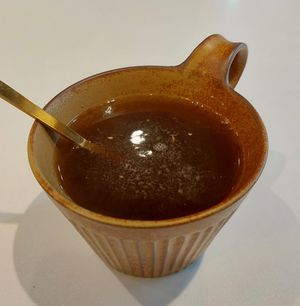 Hot Orange Ginger Tea 柳橙薑母茶 at Green Entrance - 入素 in New Territories