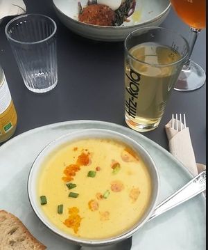 Thai soup at La Griffe in Lille