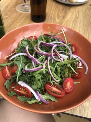 Sweet potato salad  at The Blue Parrot in Monte Gordo