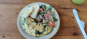 Omelet at Z Innej Parafii in Gdansk