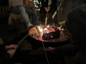 Stockbrot aus veganem Teig  at Heuchelberger Warte in Leingarten